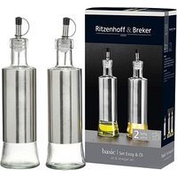 Ritzenhoff & Breker Essig-Öl-Spender Basic 2x 320,0 ml, 2 St. von Ritzenhoff & Breker