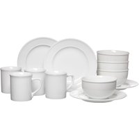 Ritzenhoff & Breker Frühstücks-Geschirrset "Service, Simple (Teller, Schale, Kaffeebecher)", (Set, 12 tlg., 4 Teller Flach, 4 Schalen, 4 Kaffeebecher) von Ritzenhoff & Breker