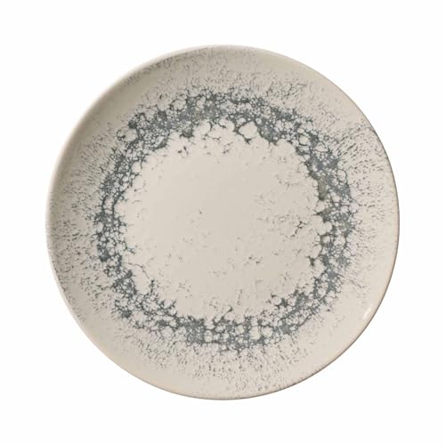 Ritzenhoff & Breker Cecina Dessertteller, 20 cm, Moderner Frühstücksteller im Manufaktur-Look, Mix & Match-Geschirr, Spülmaschinenfest und Alltagstauglich, Steinzeug, Graphit von Ritzenhoff & Breker