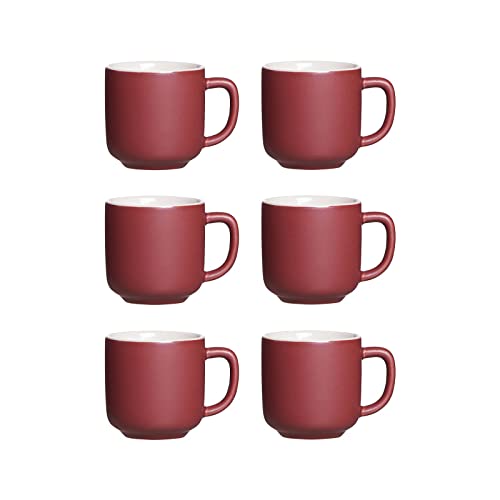 Ritzenhoff & Breker Espressotassen Jasper, 6er Set, Beere, 100 ml, Mokkatassen aus Steinzeug, Soft-Touch-Haptik & Mattglasur Ritzenhoff & Breker Espressotassen Jasper, 6er Set, Beere, 100 ml, Mokkatassen aus Steinzeug, Soft-Touch-Haptik & Mattglasur von Ritzenhoff & Breker