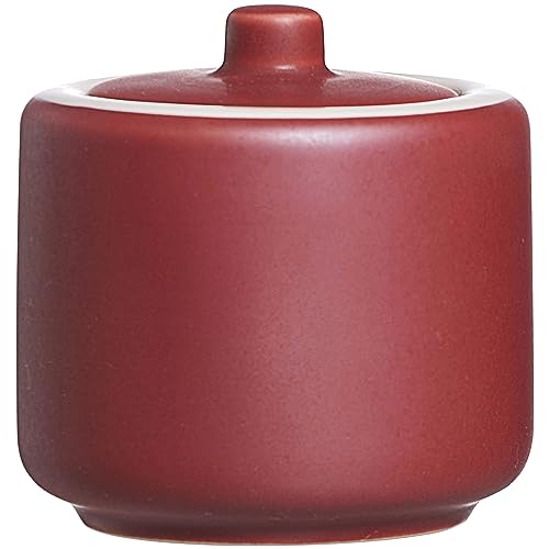 Ritzenhoff & Breker Zuckerdose Jasper, Beere, ø 8,5 cm, Dose für Kaffee & Kuchen aus Steinzeug, Gewürzbehälter mit Deckel, Mattglasur & Soft-Touch-Haptik von Ritzenhoff & Breker