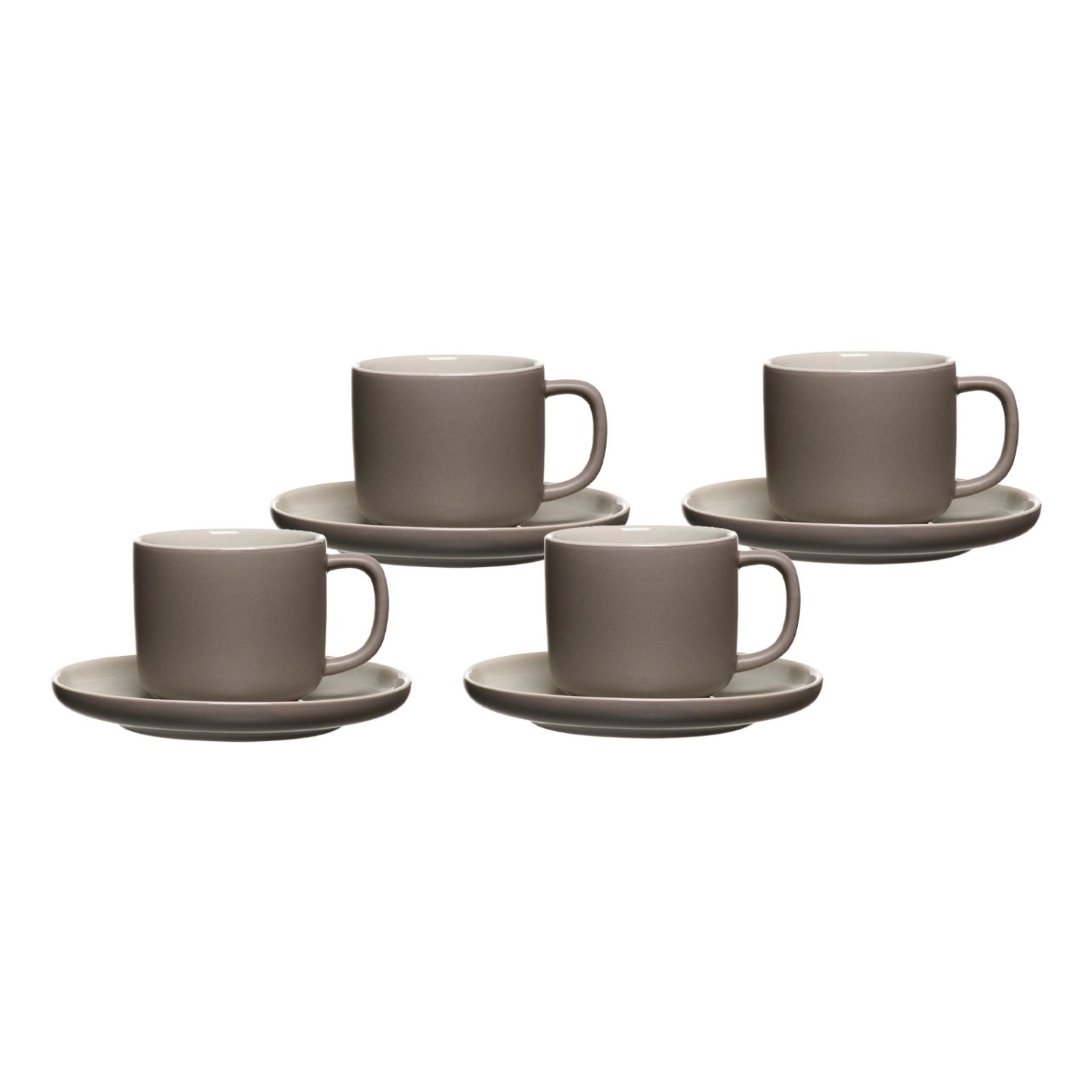 Ritzenhoff & Breker Jasper Kaffeetasse mit Untertasse 240 ml 4er Set Taupe Ritzenhoff & Breker Jasper Kaffeetasse mit Untertasse 240 ml 4er Set Taupe von Ritzenhoff & Breker