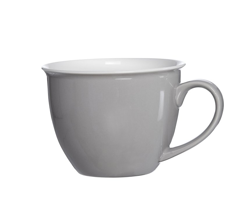 Ritzenhoff & Breker Jumboobere 420ml DOPPIO in Porzellan grau von Ritzenhoff & Breker