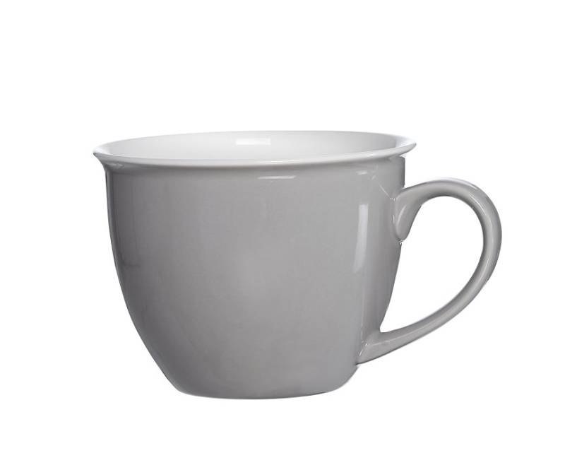 Ritzenhoff & Breker Jumboobere 420ml DOPPIO in Porzellan grau von Ritzenhoff & Breker