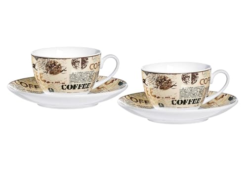 Ritzenhoff & Breker Kaffee-Serie Crema Größe Cappuccino-Set 4 tlg. 220 ml Crema von Ritzenhoff & Breker