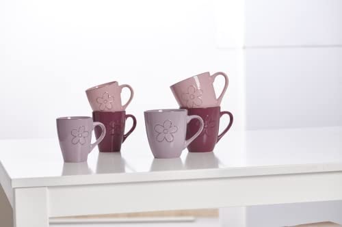 Ritzenhoff & Breker Kaffeebecher Flower Größe 3er Set Kaffeebecher 360 ml Flower von Ritzenhoff & Breker