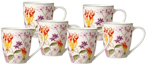 Ritzenhoff & Breker Kaffeebecher-Set Flora, 6-teilig, Porzellan von Ritzenhoff & Breker