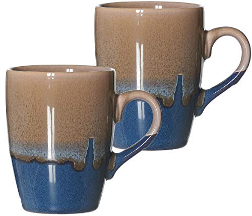 Ritzenhoff & Breker Kaffeebecher-Set Matos, 2-teilig, je 310 ml, Braun, Keramik von Ritzenhoff & Breker