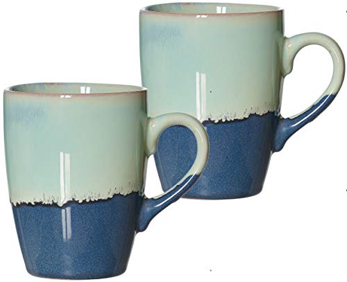 Ritzenhoff & Breker Kaffeebecher-Set Matos, 2-teilig, je 540 ml, Grün, Keramik von Ritzenhoff & Breker