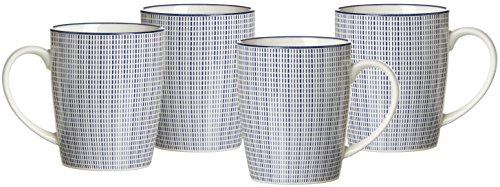 Ritzenhoff & Breker Kaffeebecher-Set Royal Makoto, 4-teilig, 350 ml, Porzellangeschirr, Blau-Weiß Ritzenhoff & Breker Kaffeebecher-Set Royal Makoto, 4-teilig, 350 ml, Porzellangeschirr, Blau-Weiß von Ritzenhoff & Breker