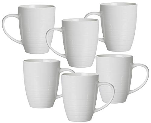 Ritzenhoff & Breker Kaffeebecher-Set Suomi, 6-teilig, je 310 ml, Cremeweiß, Porzellan von Ritzenhoff & Breker