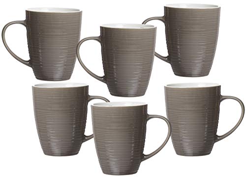 Ritzenhoff & Breker Kaffeebecher-Set Suomi, 6-teilig, je 310 ml, Taupe, Porzellan von Ritzenhoff & Breker