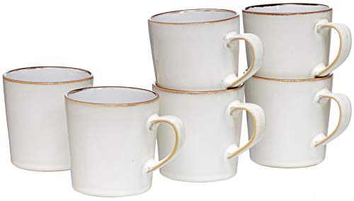 Ritzenhoff & Breker, Keramik, Kaffeebecher-Set Visby, 6-teilig, je 400 ml, Weiss von Ritzenhoff & Breker