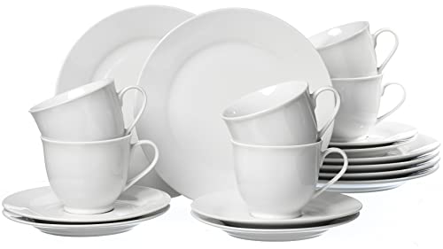 Ritzenhoff & Breker Kaffeeservice Bianco, 18-teilig, Porzellangeschirr von Ritzenhoff & Breker