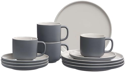 Ritzenhoff & Breker Kaffeeservice Jasper, 12-teilig Grau (0407648-69a6813c) von Ritzenhoff & Breker