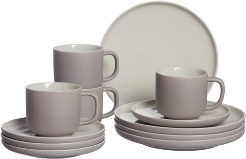 Ritzenhoff & Breker Kaffeeservice Jasper | 12-teilig Taupe (0403053-69e0193f) von Ritzenhoff & Breker