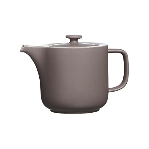 Ritzenhoff & Breker Kanne Jasper, Steinzeug, 1,4 Liter, Teekanne/Kaffeekanne in moderner Trendfarbe, Mattglasur & Soft-Touch-Haptik, Taupe von Ritzenhoff & Breker