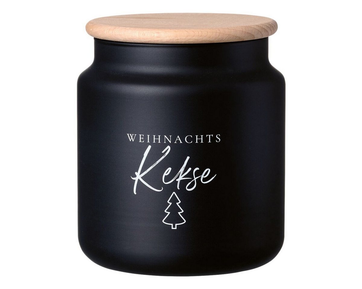 Ritzenhoff & Breker Keksdose Svart Weihnachtskekse, Glas, (1-tlg), 1100 ml von Ritzenhoff & Breker