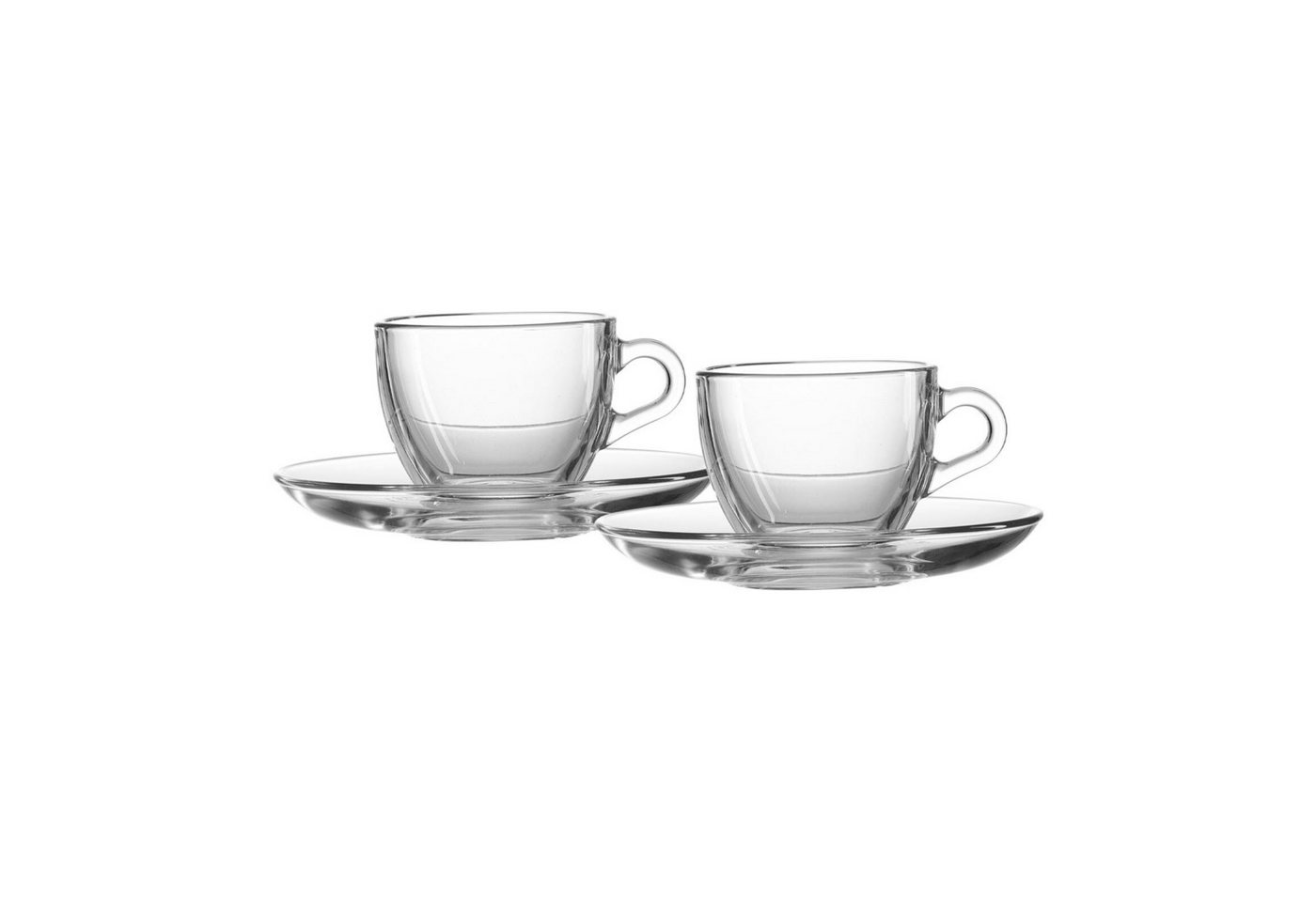 Ritzenhoff & Breker Kombiservice Barista Espresso-Set 80 ml 2er Set (4-tlg), Glas von Ritzenhoff & Breker