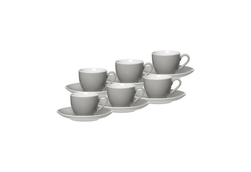 Ritzenhoff & Breker Tasse Doppio Espressotassen und -untertassen 80 ml, Porzellan von Ritzenhoff & Breker