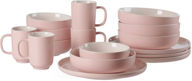 Ritzenhoff & Breker Kombiservice Geschirr-Set, Service Jasper (16-tlg), 4 Personen, Steinzeug, im Scandic Style, 16 Teile, für 4 Personen von Ritzenhoff & Breker
