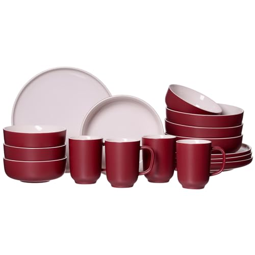 Ritzenhoff & Breker Kombiservice Jasper, 16-teilig, Beere, Steinzeug, Teller Schalen und Becher für 4 Personen Ritzenhoff & Breker Kombiservice Jasper, 16-teilig, Beere, Steinzeug, Teller Schalen und Becher für 4 Personen von Ritzenhoff & Breker