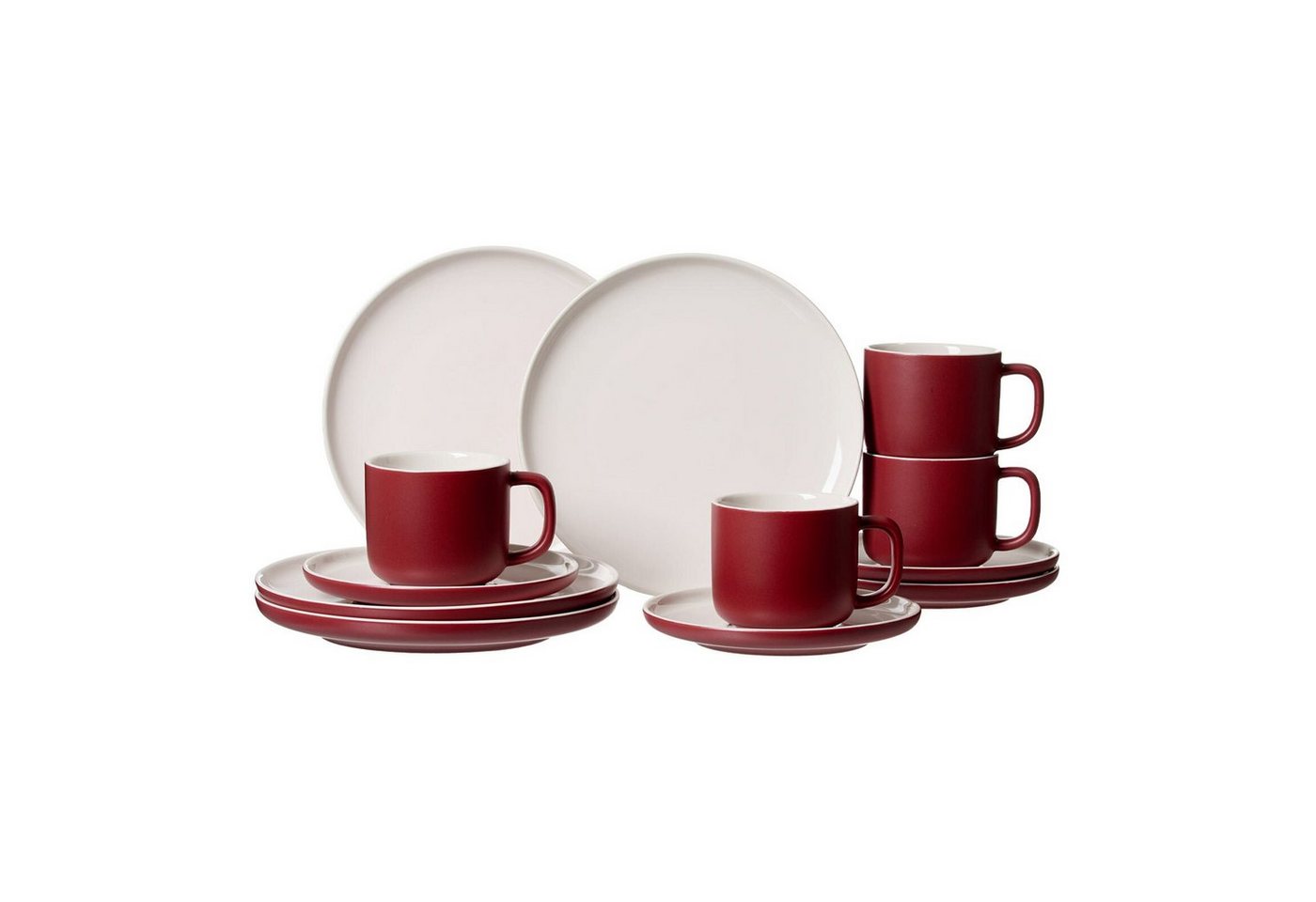 Ritzenhoff & Breker Kombiservice Jasper Kaffeeservice 12er Set (12-tlg), Keramik von Ritzenhoff & Breker