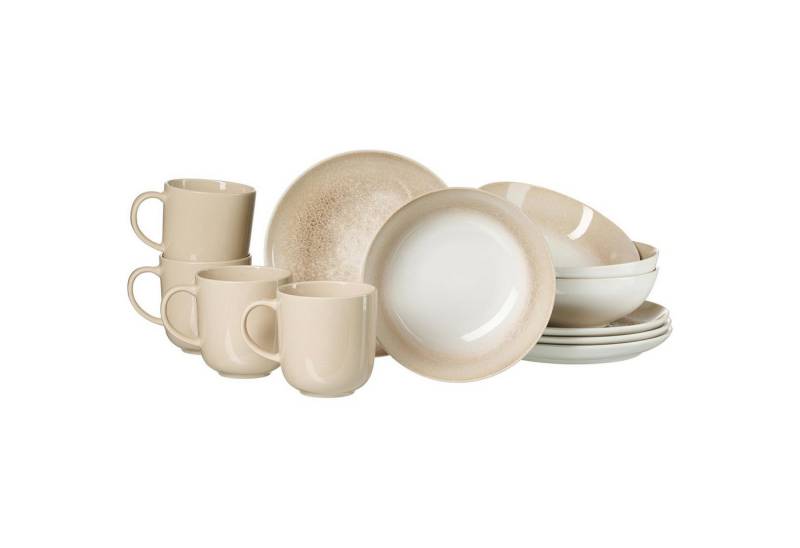 Ritzenhoff & Breker Kombiservice Savora Frühstücks-Set 12er Set (12-tlg), Steinzeug von Ritzenhoff & Breker