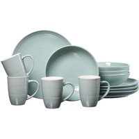 Ritzenhoff & Breker Kombiservice "Geschirr-Set, Service Suomi", (Set, 12 tlg., 4 Teller Flach, 4 Schalen (800 ml), 4 Kaffeebecher (300 ml) von Ritzenhoff & Breker