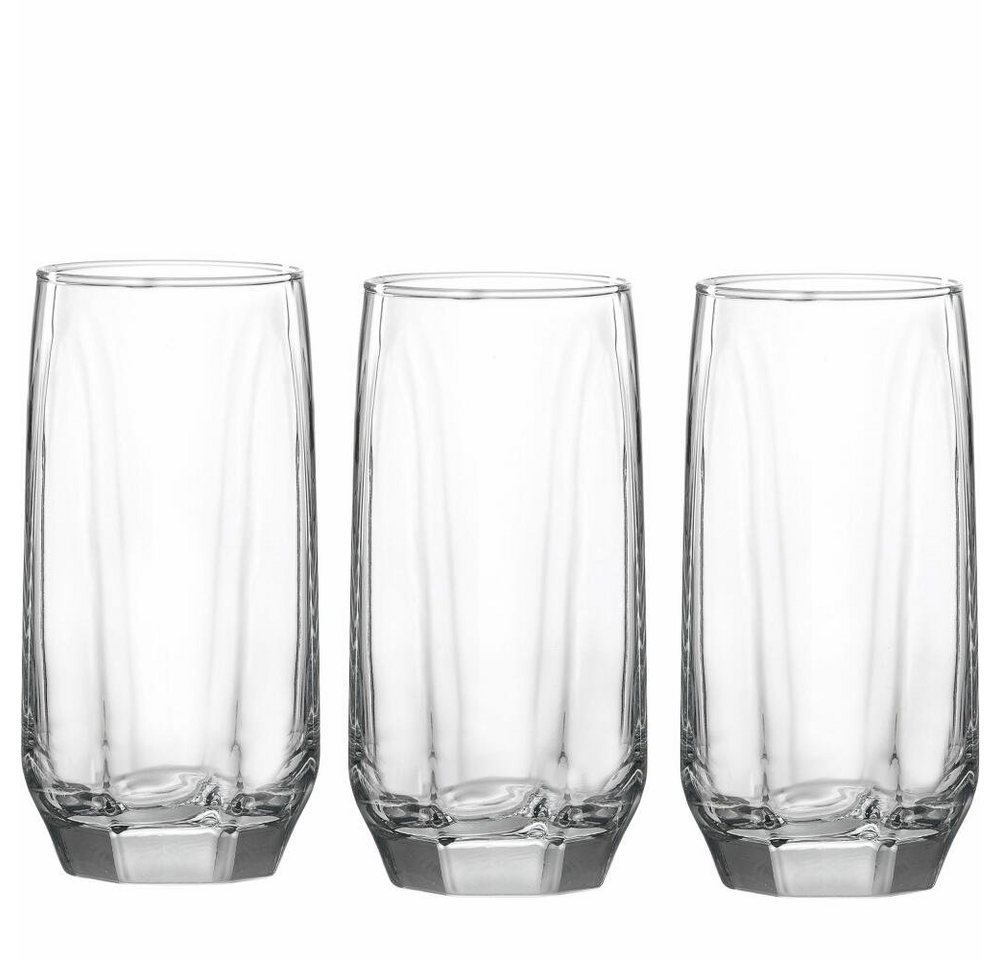 Ritzenhoff & Breker Longdrinkglas Ayala 3er Set 390 ml, Glas von Ritzenhoff & Breker