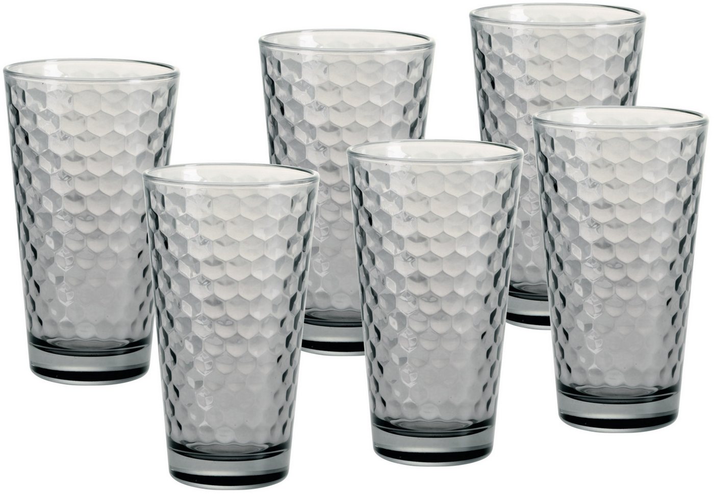Ritzenhoff & Breker Longdrinkglas Favo, Glas, 6er Set, je 350 ml von Ritzenhoff & Breker