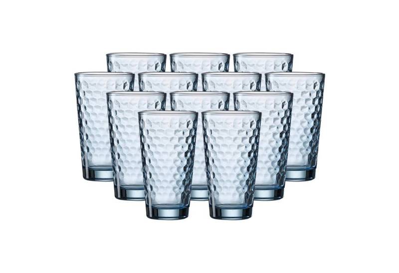 Ritzenhoff & Breker Longdrinkglas Favo Longdrinkgläser 400 ml 12er Set, Glas von Ritzenhoff & Breker