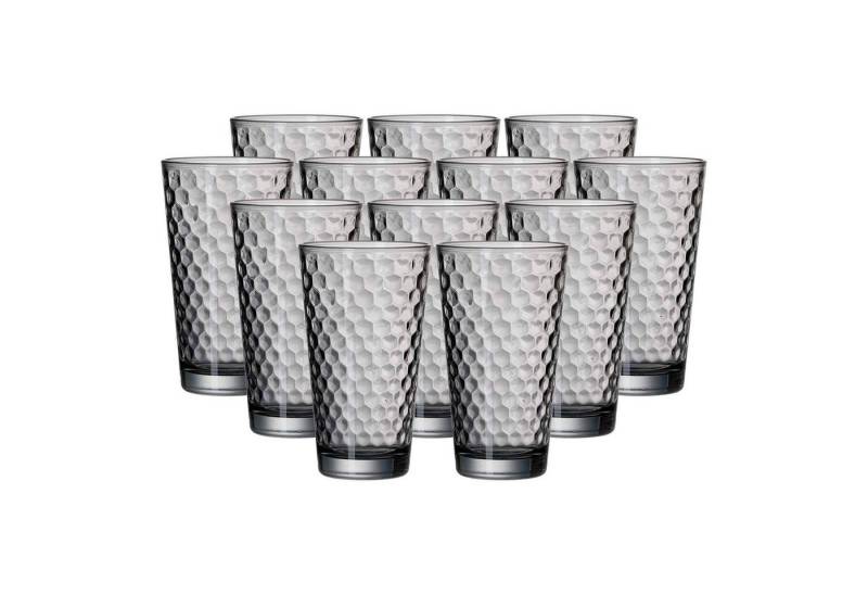 Ritzenhoff & Breker Longdrinkglas Favo Longdrinkgläser 400 ml 12er Set, Glas von Ritzenhoff & Breker