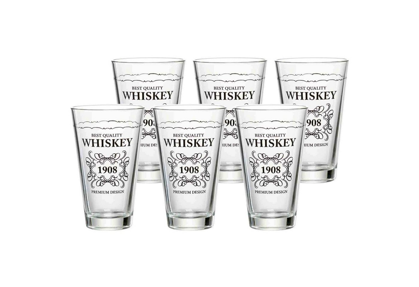 Ritzenhoff & Breker Longdrinkglas SPIRITS Whisky Becher 330 ml 6er Set, Glas von Ritzenhoff & Breker