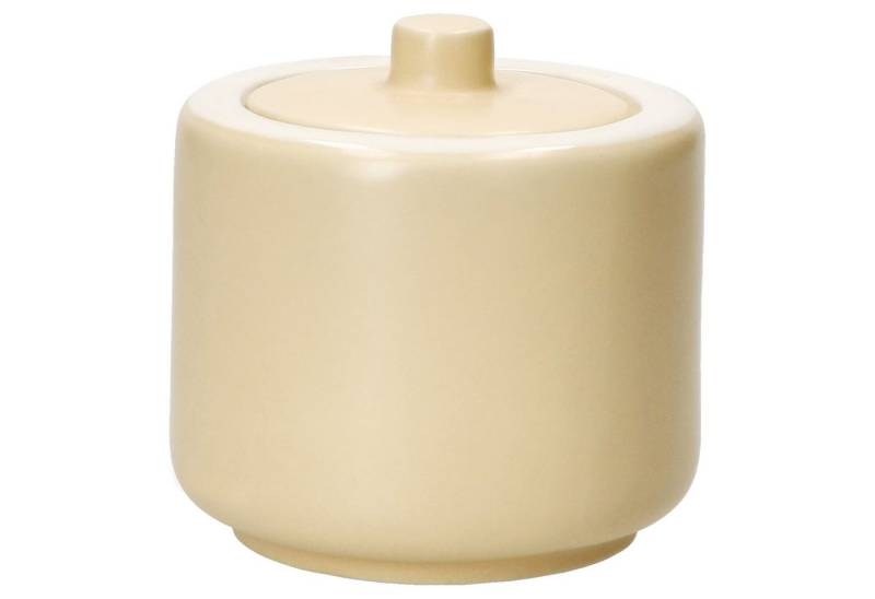 Ritzenhoff & Breker Milch- und Zuckerset Ritzenhoff Jasper Zucker-Dose mit Deckel Vanille Kandisbehälter, Steingut von Ritzenhoff & Breker