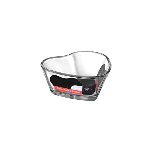 Ritzenhoff & Breker Mini-Backform Cucina in Herzform, Auflaufform aus Glas, 270 ml, Geeignet für Backofen/Mikrowelle/Spülmaschine, 0807196 von Ritzenhoff & Breker