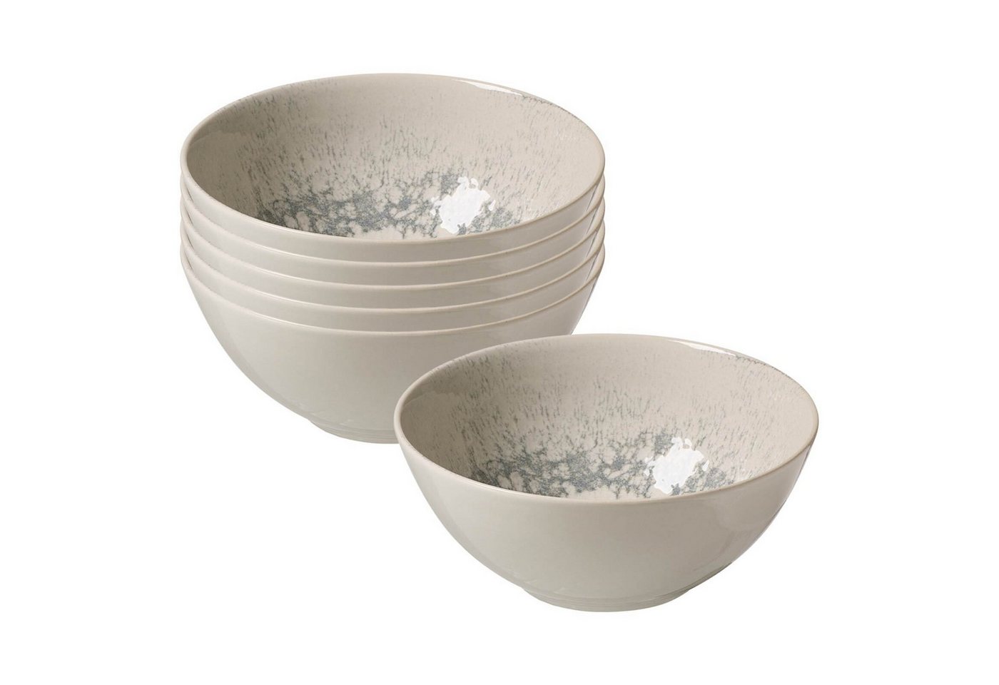 Ritzenhoff & Breker Schale Cecina Müslischalen ø 16,5 cm 6er Set, Steinzeug, (6x Schale, 6-tlg) von Ritzenhoff & Breker