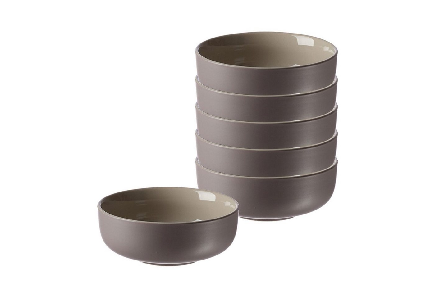 Ritzenhoff & Breker Schale Jasper Müslischalen ø 14.0 cm 6er Set, Keramik, (6 Schalen, 6-tlg) von Ritzenhoff & Breker