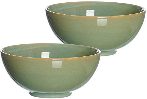 Ritzenhoff & Breker Schalen-Set Buddha-Bowls Puebla, 2-teilig, je 950 ml, Grün, Keramik von Ritzenhoff & Breker