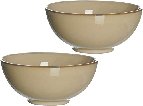 Ritzenhoff & Breker Schalen-Set Buddha-Bowls Puebla, 2-teilig, je 950 ml, Hellbraun, Keramik, Braun von Ritzenhoff & Breker