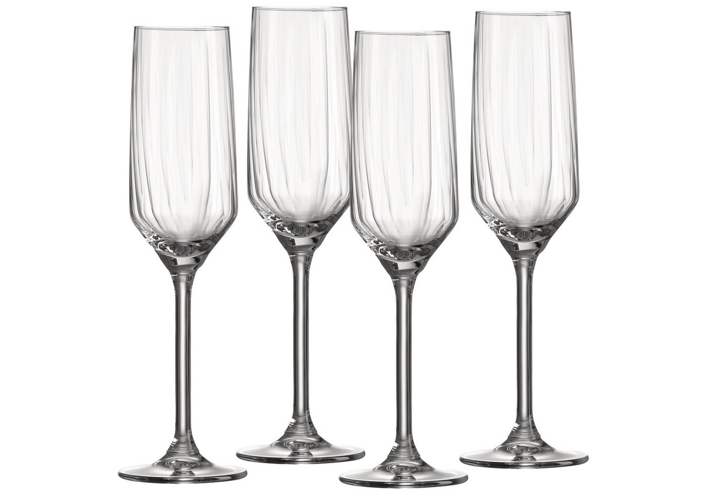 Ritzenhoff & Breker Sektglas Jive, Glas, 4er Set, je 220 ml von Ritzenhoff & Breker