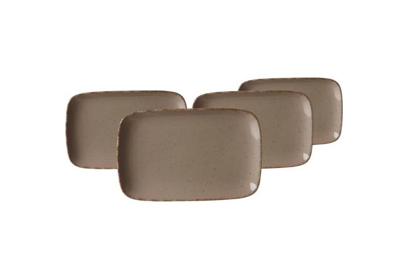 Ritzenhoff & Breker Servierplatte Casa Platten 24 x 15,5 cm 4er Set, Porzellan, (4-tlg) von Ritzenhoff & Breker