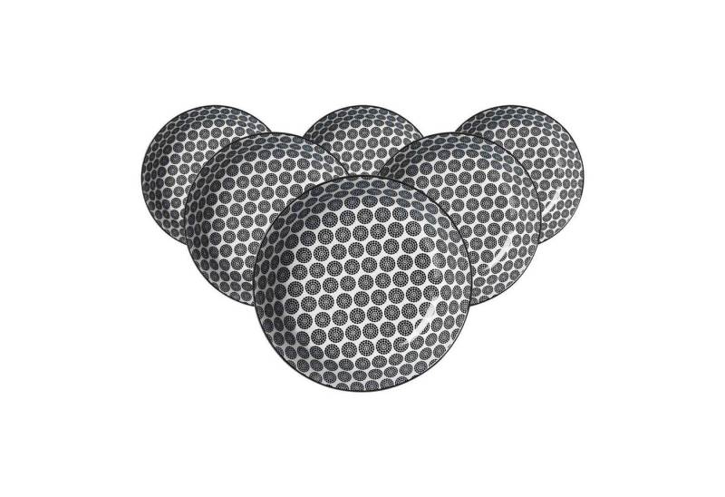 Ritzenhoff & Breker Suppenteller Takeo Circles Suppenteller ø 20,5 cm 6er Set, (6 St) von Ritzenhoff & Breker