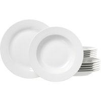 Ritzenhoff & Breker Tafelservice "Bianco", (Set, 12 tlg.), klassisch und schlicht, unifarben von Ritzenhoff & Breker