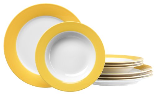Ritzenhoff & Breker Tafelservice Doppio, 8-teilig, Porzellangeschirr, Gelb Ritzenhoff & Breker Tafelservice Doppio, 8-teilig, Porzellangeschirr, Gelb von Ritzenhoff & Breker
