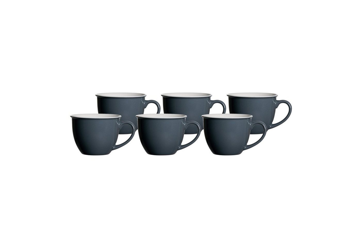 Ritzenhoff & Breker Tasse Doppio Jumbotassen 350 ml 6er Set, Porzellan von Ritzenhoff & Breker