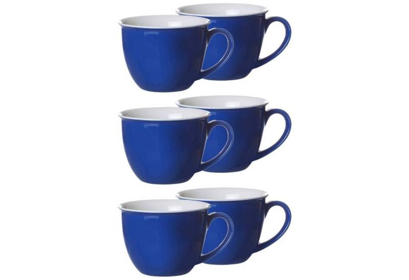 Ritzenhoff & Breker Tasse Doppio Jumbotassen 350 ml 6er Set, Porzellan von Ritzenhoff & Breker