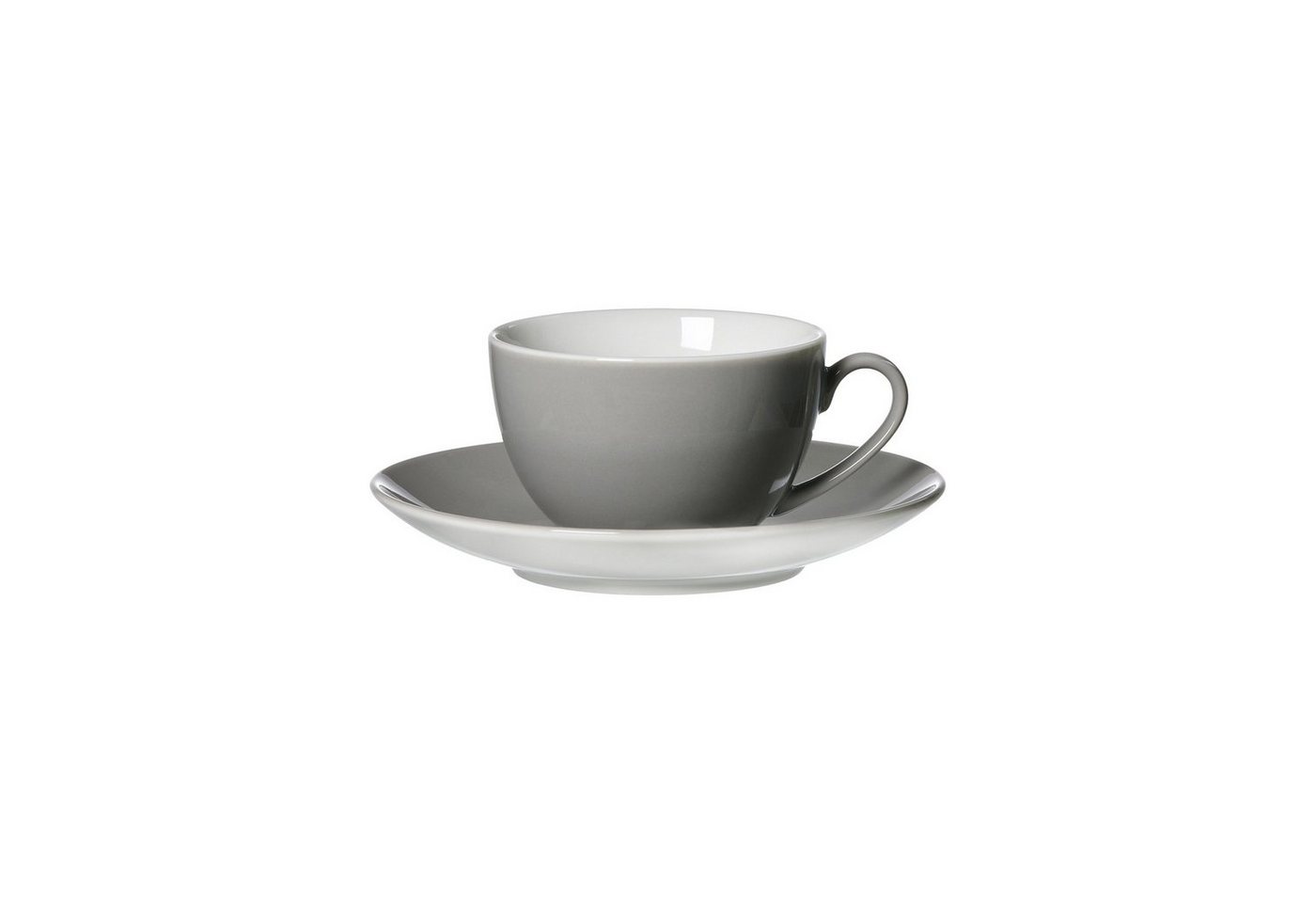Ritzenhoff & Breker Tasse Doppio Kaffeetasse mit Untertasse 200 ml, Porzellan von Ritzenhoff & Breker