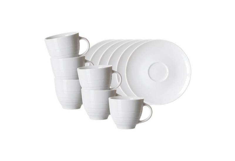 Ritzenhoff & Breker Tasse Suomi Espressotassen mit Untertassen 90 ml 6er Set, Porzellan Ritzenhoff & Breker Tasse Suomi Espressotassen mit Untertassen 90 ml 6er Set, Porzellan von Ritzenhoff & Breker