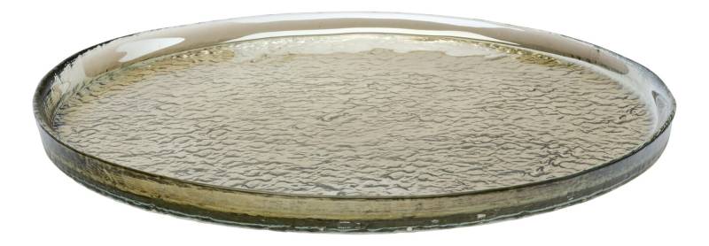 Ritzenhoff & Breker Teller LUZIA 28cm aus Glas braun von Ritzenhoff & Breker